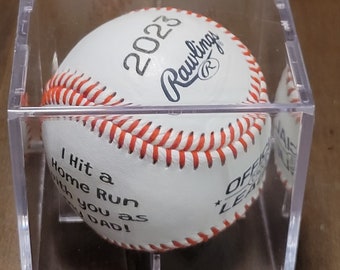 Custom Engraved Baseball