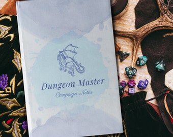 DM Dungeon Master Notebook / Dungeons and Dragons Spell Book Journal / Note sulla campagna per DM / DnD Hardcover Journal Matte