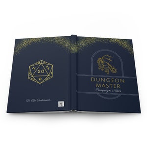 DM Hardcover Journal D&D Dungeon Master Notebook | Dungeons and Dragons ...