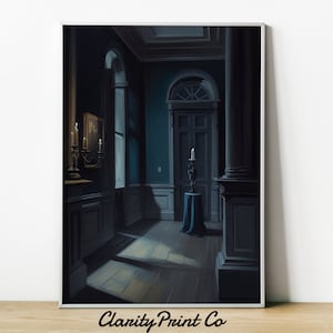 Dark Academia Print | Oil Painting | Victorian Wall Art | Vintage Art | Relaxing Wall Decor | Baroque Print | #56 |