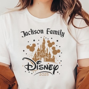 Personalized Disney Trip Shirts, Disneyland Shirts, Disney Vacation T-shirt, Disney Family Matching Shirt, Magical Castle Shirt, Disneyworld