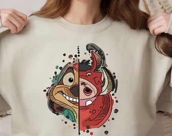 Animal Kingdom T-shirt, Hakuna Matata Sweatshirt, Disney Urlaub Shirt, König der Löwen Shirt, Disney Trip Shirt, Disney Timon Pumbaa Shirt