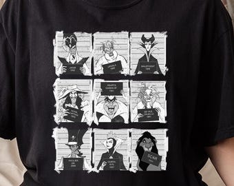 Disney Villain Shirt, Cruella Ursula Evil Queen, Villains Friends Shirt, Evil Queen Retro Halloween Characters, Evil Friend Matching