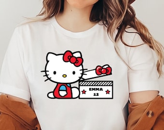 Kitty Shirt Sweatshirt & Hoodie, Y2K Inspired Matching Shirt, Hello Cat Shirt, Kawaii Shirt, Kitty Group Shirt, Hello Cat Birthday Shirt