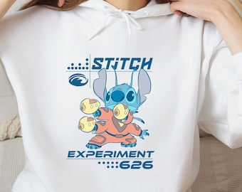 Vintage Stitch Sweatshirt, Retro Stitch Hoodie, Experiment 626 Shirt, Disney Trip Shirt, Disneyworld Vacation Shirt, Stitch Lover Gift