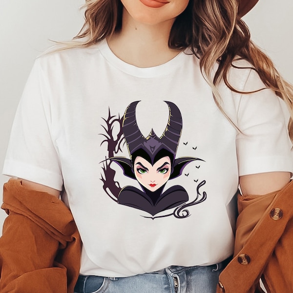 Maleficent Tshirts, Sleeping Beauty Villain Disney Shirts, Disney Family Vacation Tee, Halloween Gift Shirt, Disney Tshirt For Group & Squad
