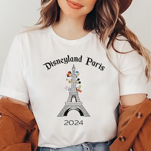 Disneyland Paris Mickey and Minnie Sweatshirt Hoodie & Shirt, Eiffel Tower Mickey and Minnie Sweatshirt, Disney Paris Vacation Sweatshirt