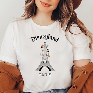 Disneyland Paris Mickey and Minnie Sweatshirt Hoodie & Shirt, Eiffel Tower Mickey and Minnie Sweatshirt, Custom Disney Paris Vacation Shirt