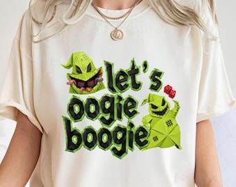 Oogie Boogie Halloween Shirt, Nightmare Before Christmas Tee, Dice Villain Spooky Shirt, Lets Oogie Boogie Fall Disney Halloween Tee