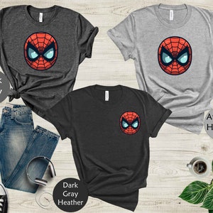 Spider-Man Tshirt, Avengers Team Shirt, Peter Parker Tee, Spiderman Party Tee, Marvel Shirt, Superhero Shirt for Men and Women, Kid, Toddler image 6