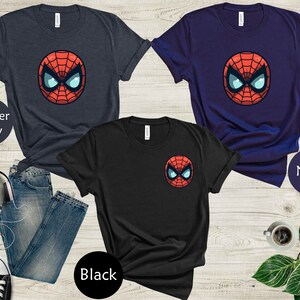 Spider-Man Tshirt, Avengers Team Shirt, Peter Parker Tee, Spiderman Party Tee, Marvel Shirt, Superhero Shirt for Men and Women, Kid, Toddler image 3