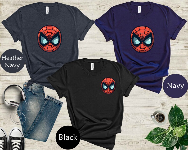 Spider-Man Tshirt, Avengers Team Shirt, Peter Parker Tee, Spiderman Party Tee, Marvel Shirt, Superhero Shirt for Men and Women, Kid, Toddler image 3
