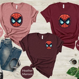 Spider-Man Tshirt, Avengers Team Shirt, Peter Parker Tee, Spiderman Party Tee, Marvel Shirt, Superhero Shirt for Men and Women, Kid, Toddler image 8