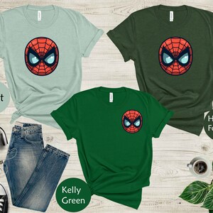 Spider-Man Tshirt, Avengers Team Shirt, Peter Parker Tee, Spiderman Party Tee, Marvel Shirt, Superhero Shirt for Men and Women, Kid, Toddler image 5