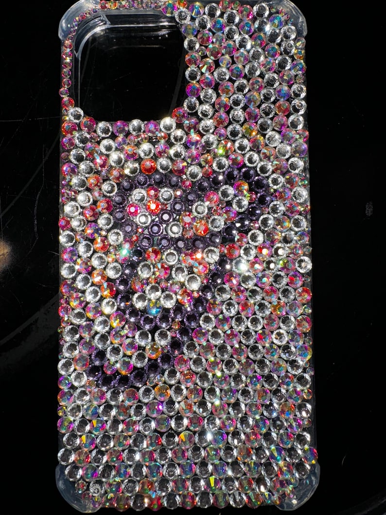 Custom Bling Bedazzled Rhinestone Crystal Glitter Gem Stone Diamond