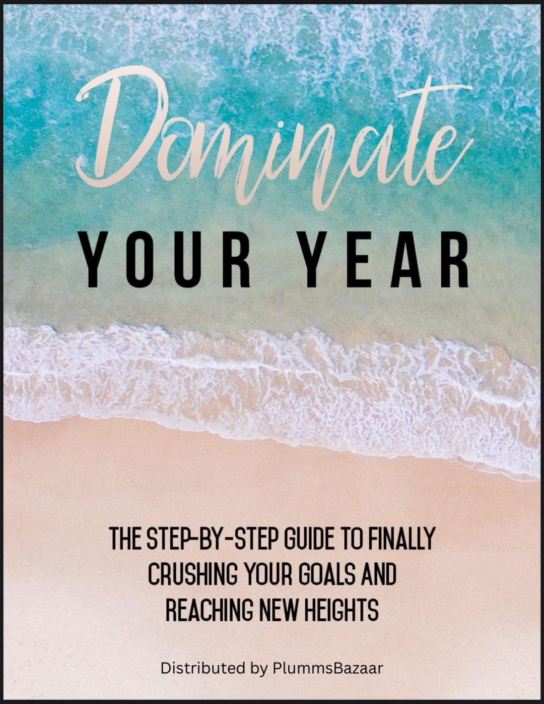 Goal Setting Workbook Printable | Dominate Your Year Planner | Personal ...