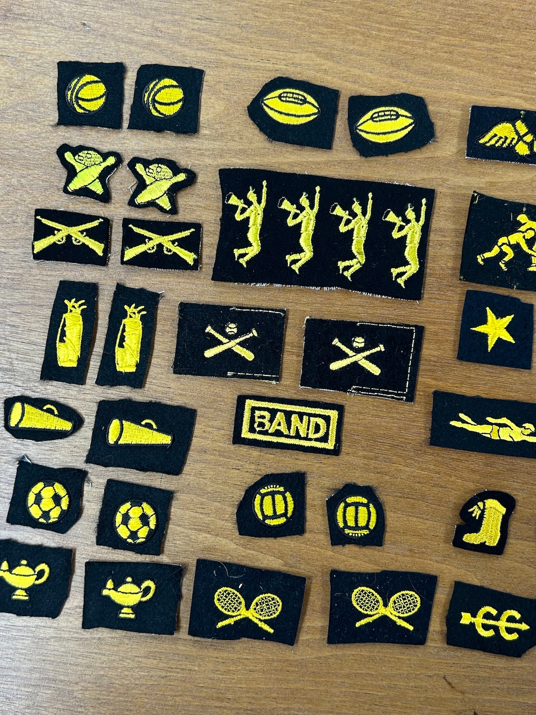 Vintage Letterman Sport Patch, Retro Letterman Patches, Multiple Sports