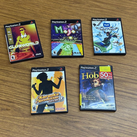 PlayStation Games, PS2, Karaoke Revolution, The Hobbit, Clubworld