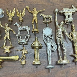 Vintage Metal Trophy Toppers, Choose Your Trophy Top