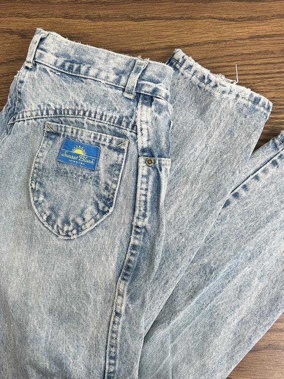 Vintage Sunset Blues Women’s Jeans, 1990s Jeans, M