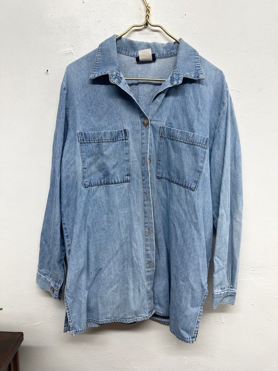 Vintage Faded Glory Denim Jacket, Button-Up, Made… - image 1