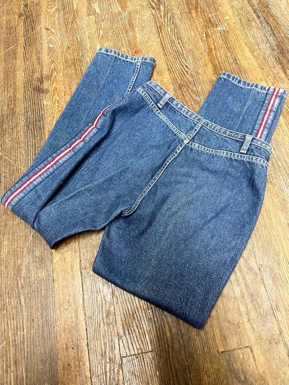 Vintage Tommy Hilfiger Low Rise Jeans, Racing Stri