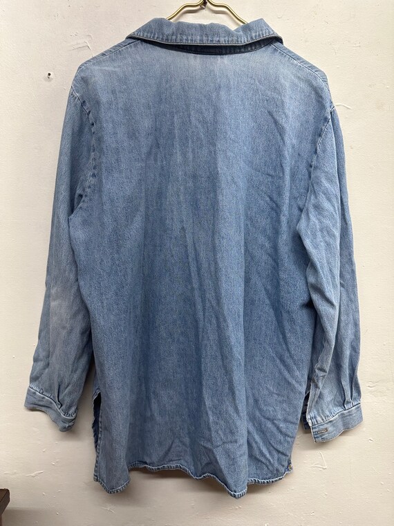 Vintage Faded Glory Denim Jacket, Button-Up, Made… - image 3