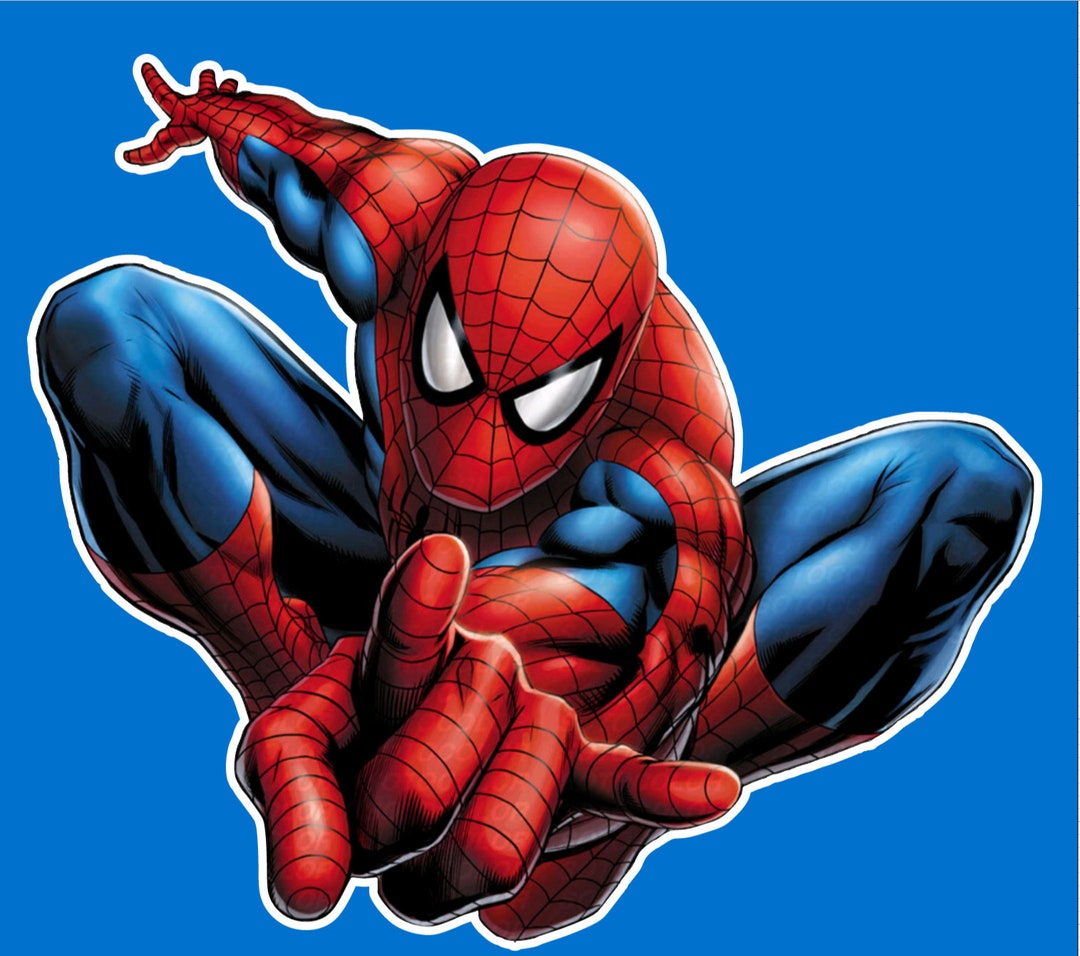 Marvel Spiderman Vinyl Sticker Decal Etsy