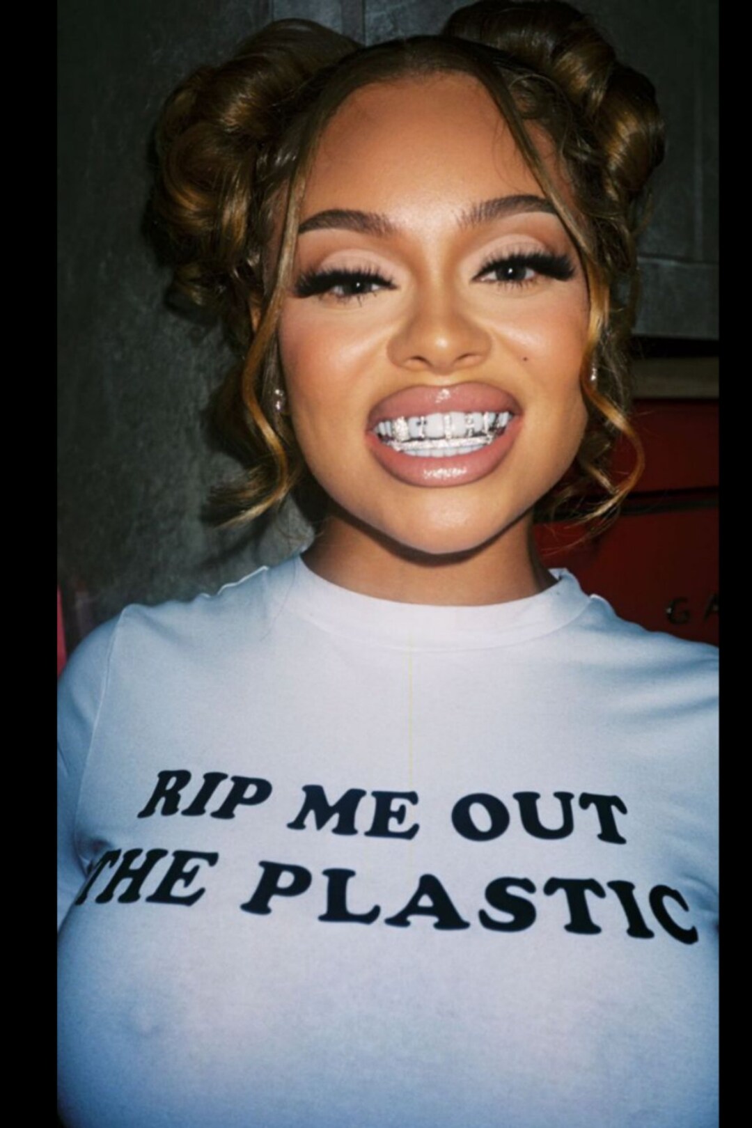 Rip Me Out the Plastic , Rap Tshirts, Latto , Y2k Baby Tee, Women Tee