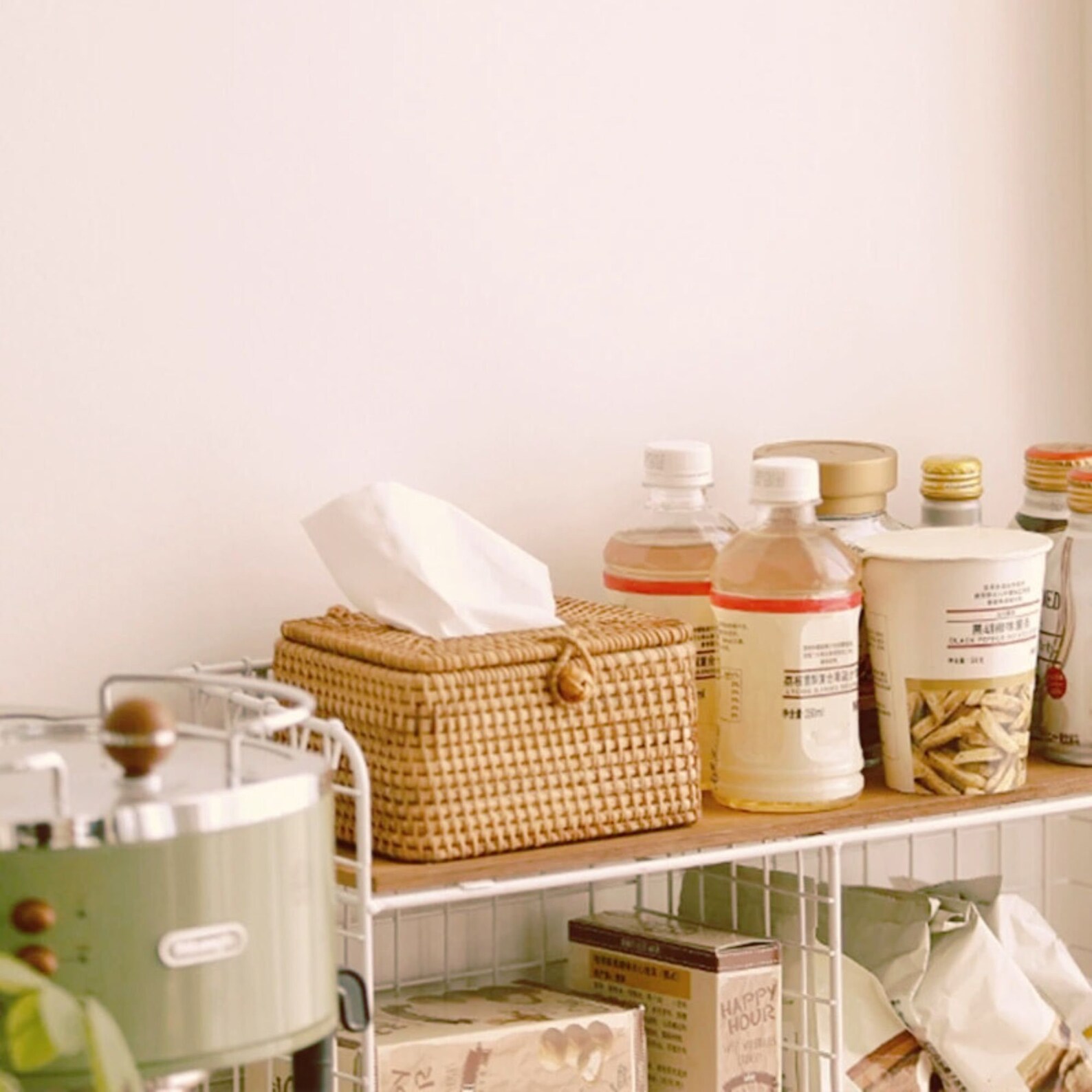 Rattan Tissue Dispenser Retro, Napkin Holder, Decoration, Woven