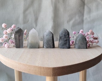 Brazilian Blue Tara Quartz (Angel Phantom Quartz) Small Towers from Bahia State, Natural Crystal, Divine Guidance - Choose Your Own