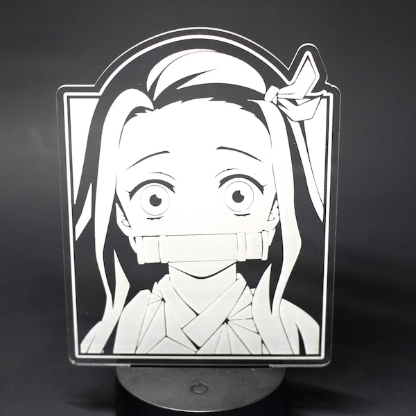 Nezuko Light | Demon Slayer LED Light | Nezuko Art