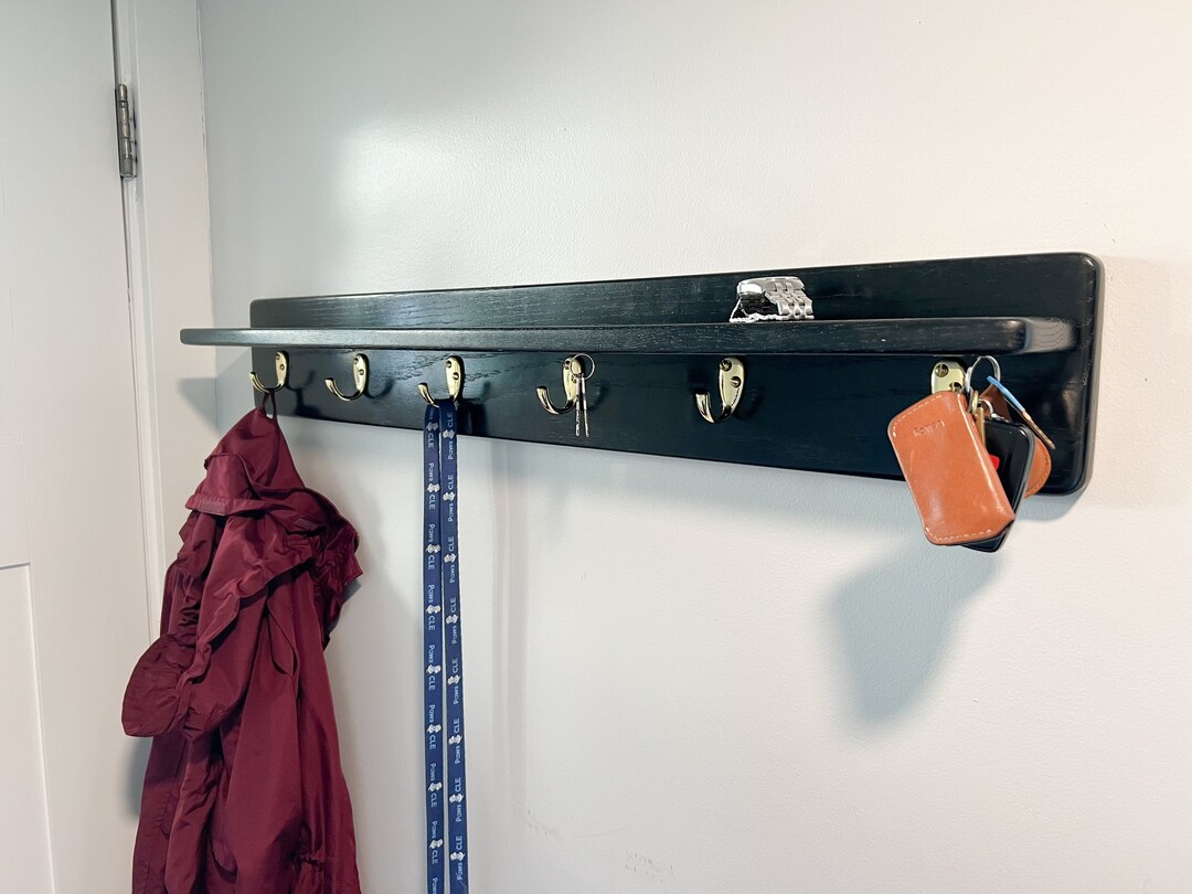 Custom Coat Racks Custom Coat Rack: Wall Mounted Entryway Organizer With Magnetic Key ...