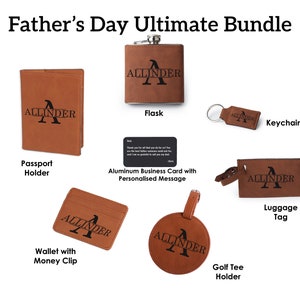 Personalized Father&#39;s Day Gift for Golf Lovers Gift for Travel Enthusiasts Gift Custom