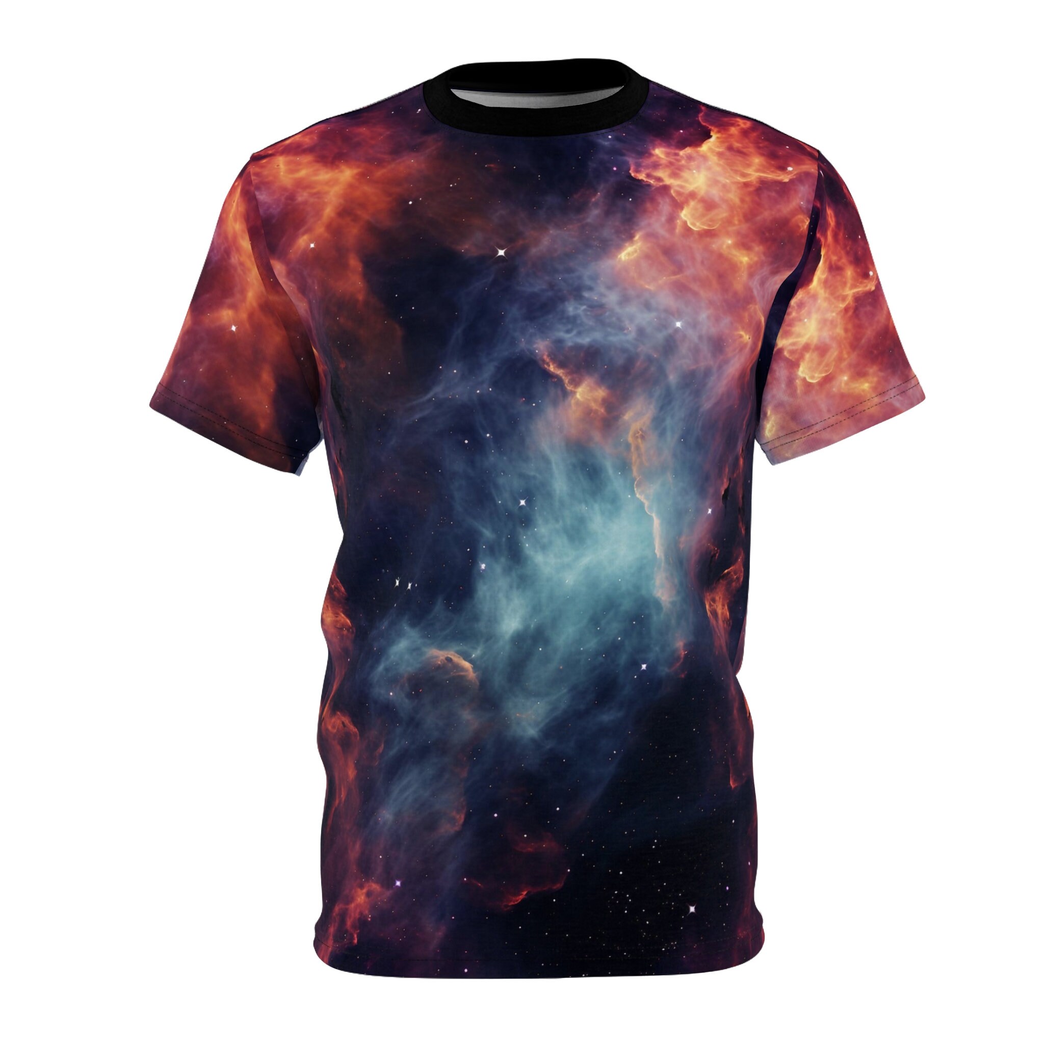 【IFYOUWANT】Nebula T-shirt Space Nebula - All Over Print Tee Shirt - Etsy