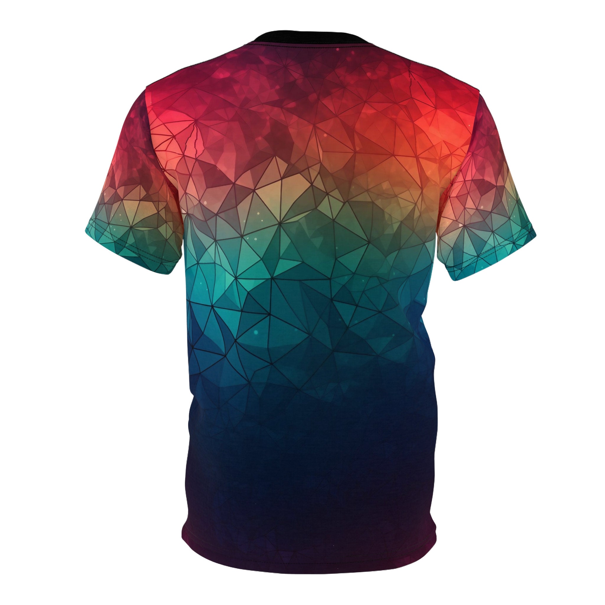 Geodesic Rainbow - All Over Print T-shirt - Ships Free in USA