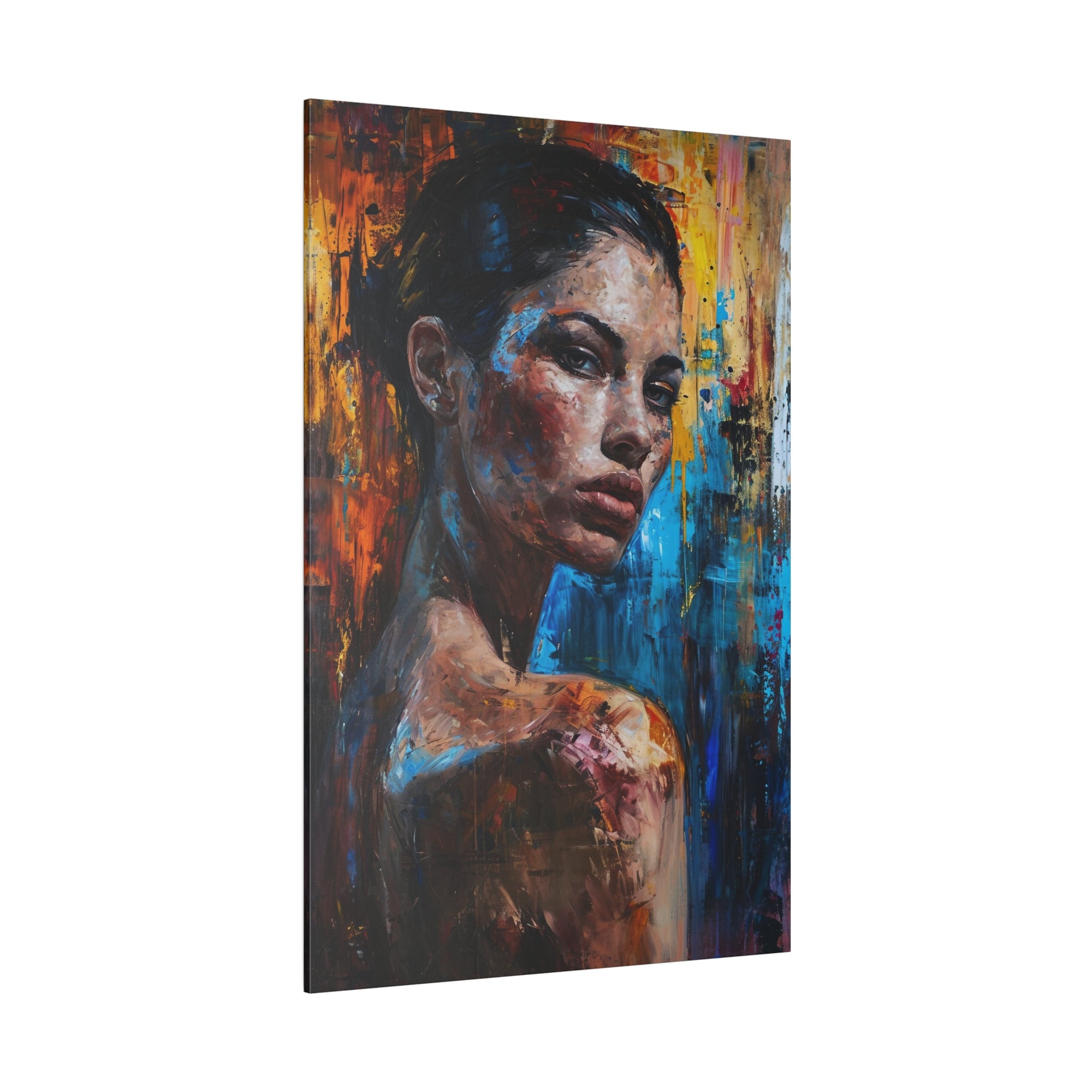 Unfinished - Abstract Painting of a Woman - Portrait of a Woman ...