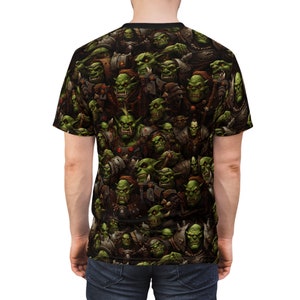 Orks Shirt full of Orks all over print T-Shirt AOP Tee Shirt Unisex All Over Print T Shirt Ships Free in USA image 7