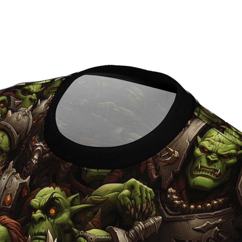 Orks Shirt full of Orks all over print T-Shirt AOP Tee Shirt Unisex All Over Print T Shirt Ships Free in USA image 8