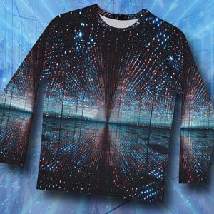 Reflections of Infinity - trippy mirror pattern Long Sleeve Shirt