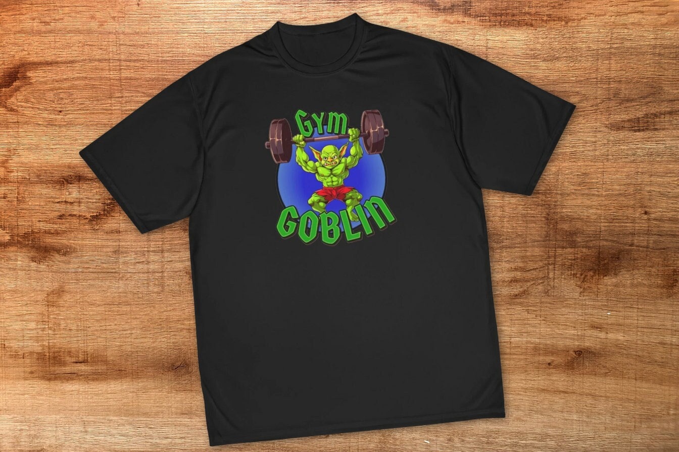 Gym Goblin T Shirt - Men's Performance T-shirt - Gym Shirt