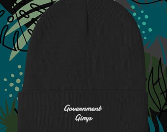 Bonnet noir - Government Gimp - Chapeau humoristique politique