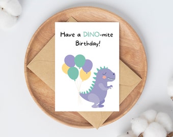 Linda tarjeta de cumpleaños para niños