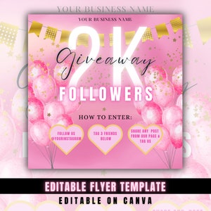 2k Giveaway Valentijnsdag Flyer Bedrijfssjabloon 1k Volgers Giveaway 5k Flyer Nagelmake-up Flyer Valentijnsdag Lash Hair Flyer Instagram