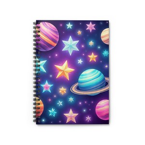 Cosmic Spiral Notebook - Ruled Line | Galaxy Theme, Perfect Gift for Astronomers, Students, Artists, Diary Use, Space Lover&#39;s Journal
