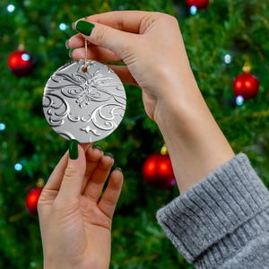 Elegant Ceramic Ornaments for Home Decor, Holiday Gifts, Vintage Vibe, Christmas Tree Decorations, Unique Gift Ideas, Seasonal Decor