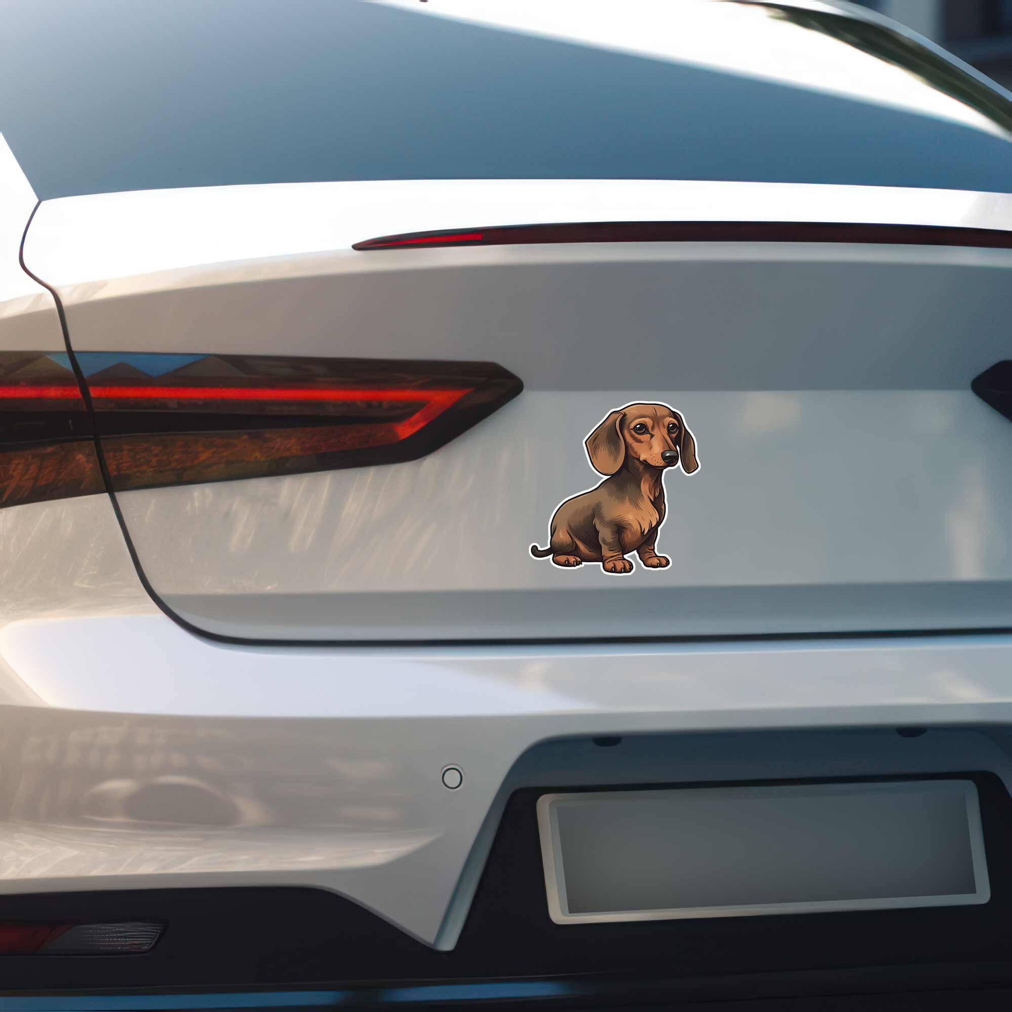 Vinyl Car Sticker of Your Favorite Dog: the Dachshund No. 6 - Etsy