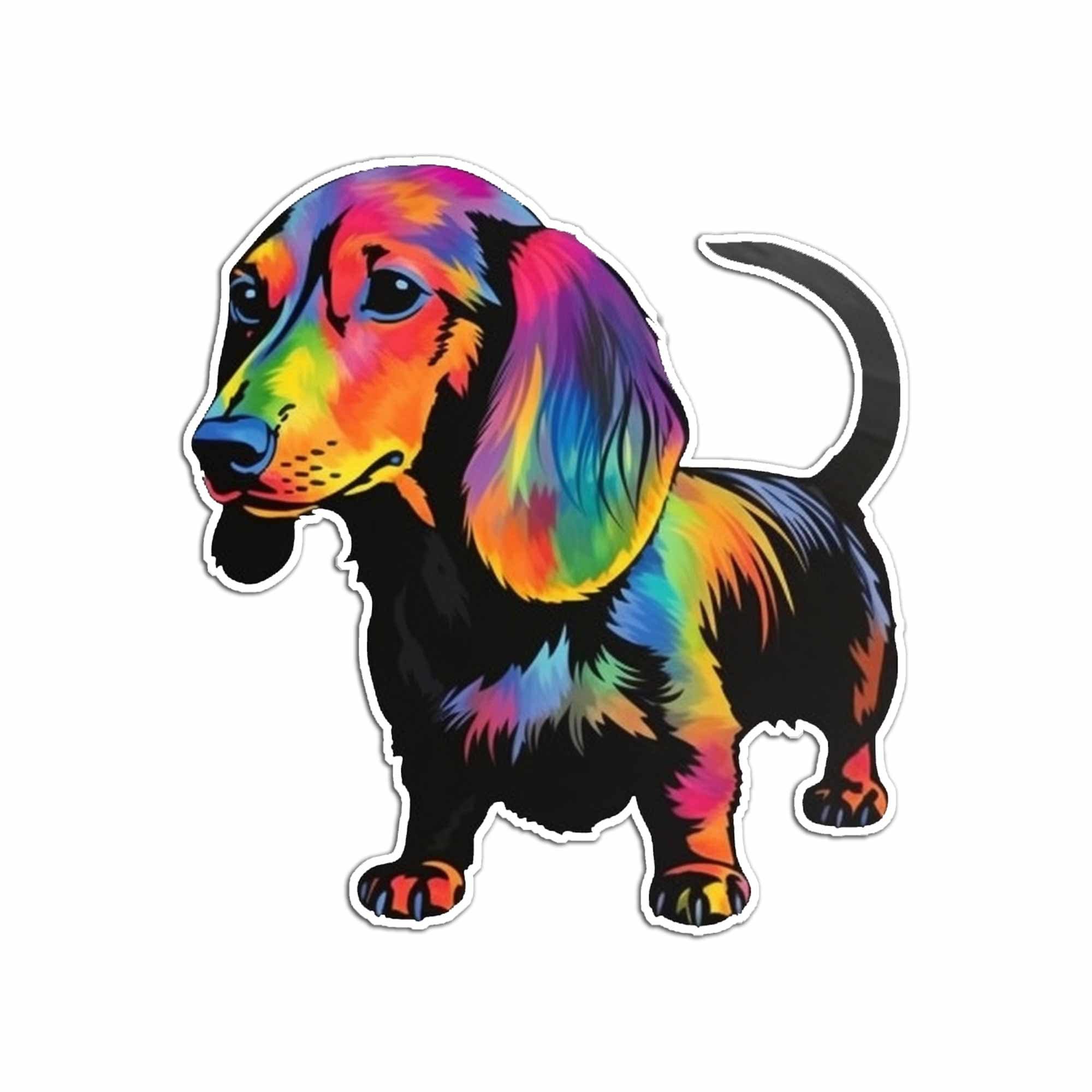 Vinyl Car Sticker of Your Favorite Dog: the Dachshund No. 9 - Etsy