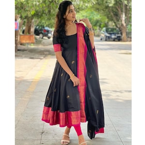 Buy Paithani Gown Online In India Etsy India
