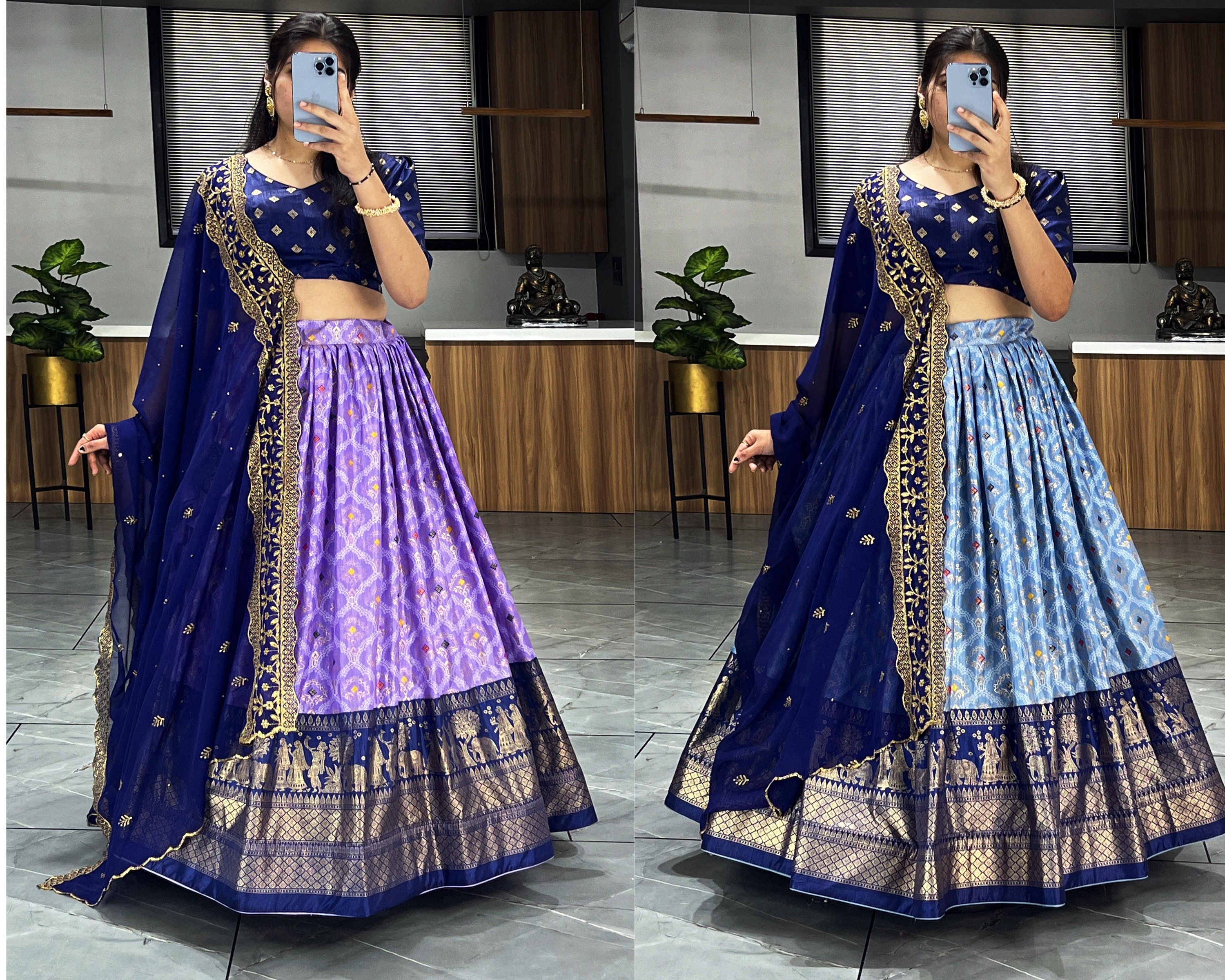 Premium Soft Dola Silk Lehenga for Women Party Wear Lehenga Choli